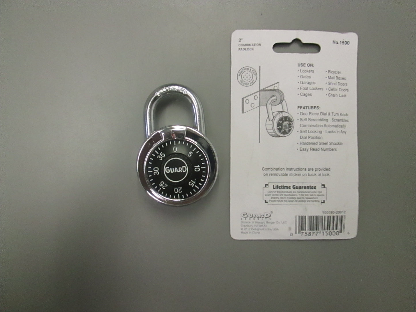 Guard Security Model 1500 Combination Padlock