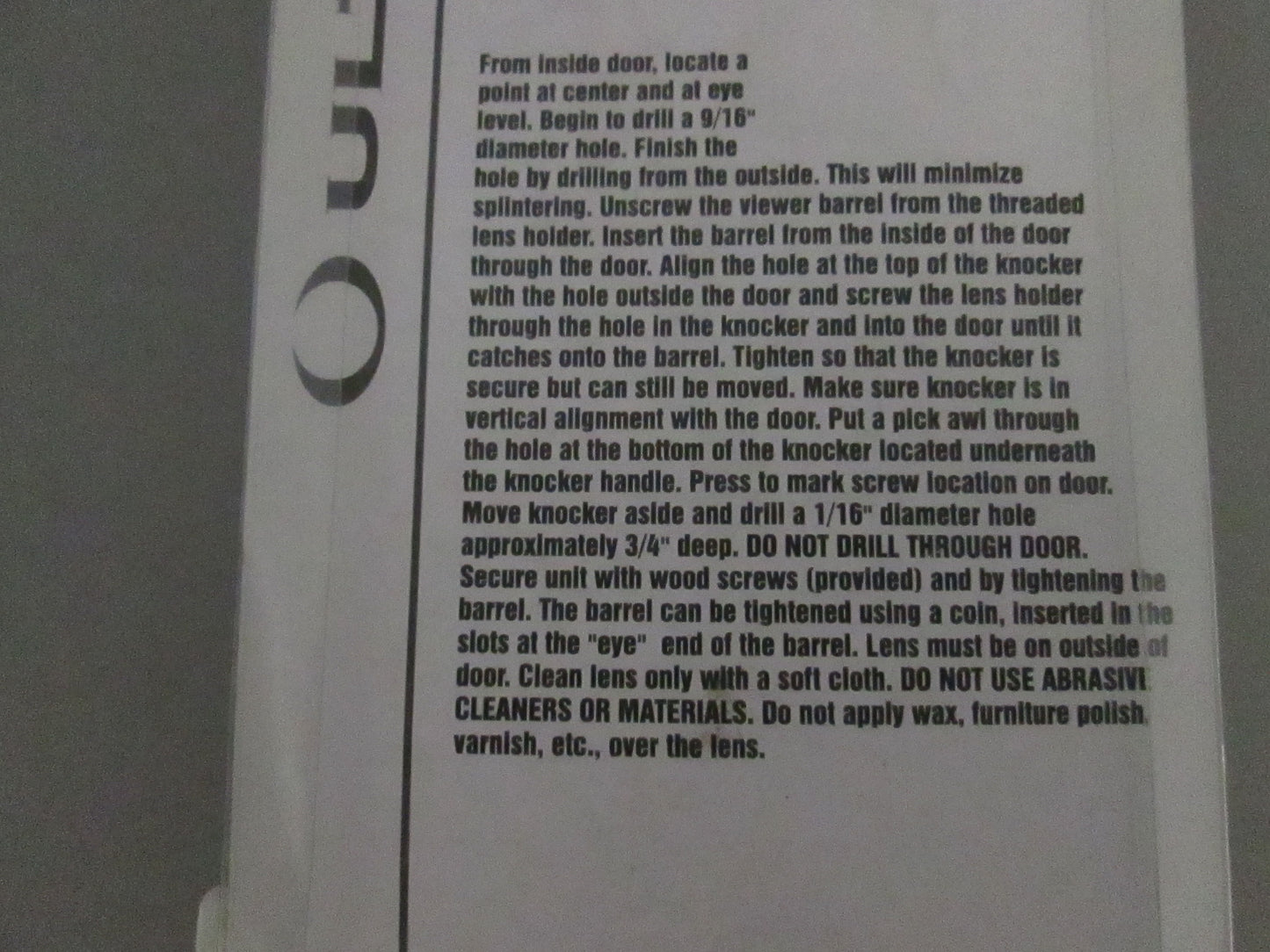 Ultra Hardware Door Knocker and Viewer