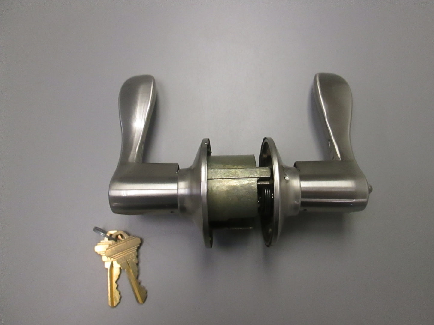 Schlage F Series Keyed Entry Set with Accent Style Levers