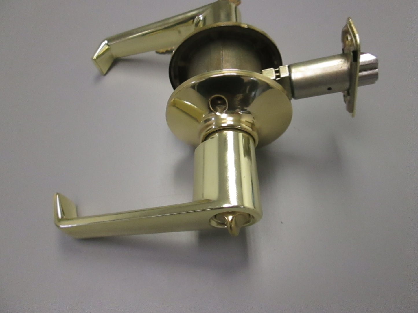 Schlage F Series Keyed Entry Set with Elan Style Levers