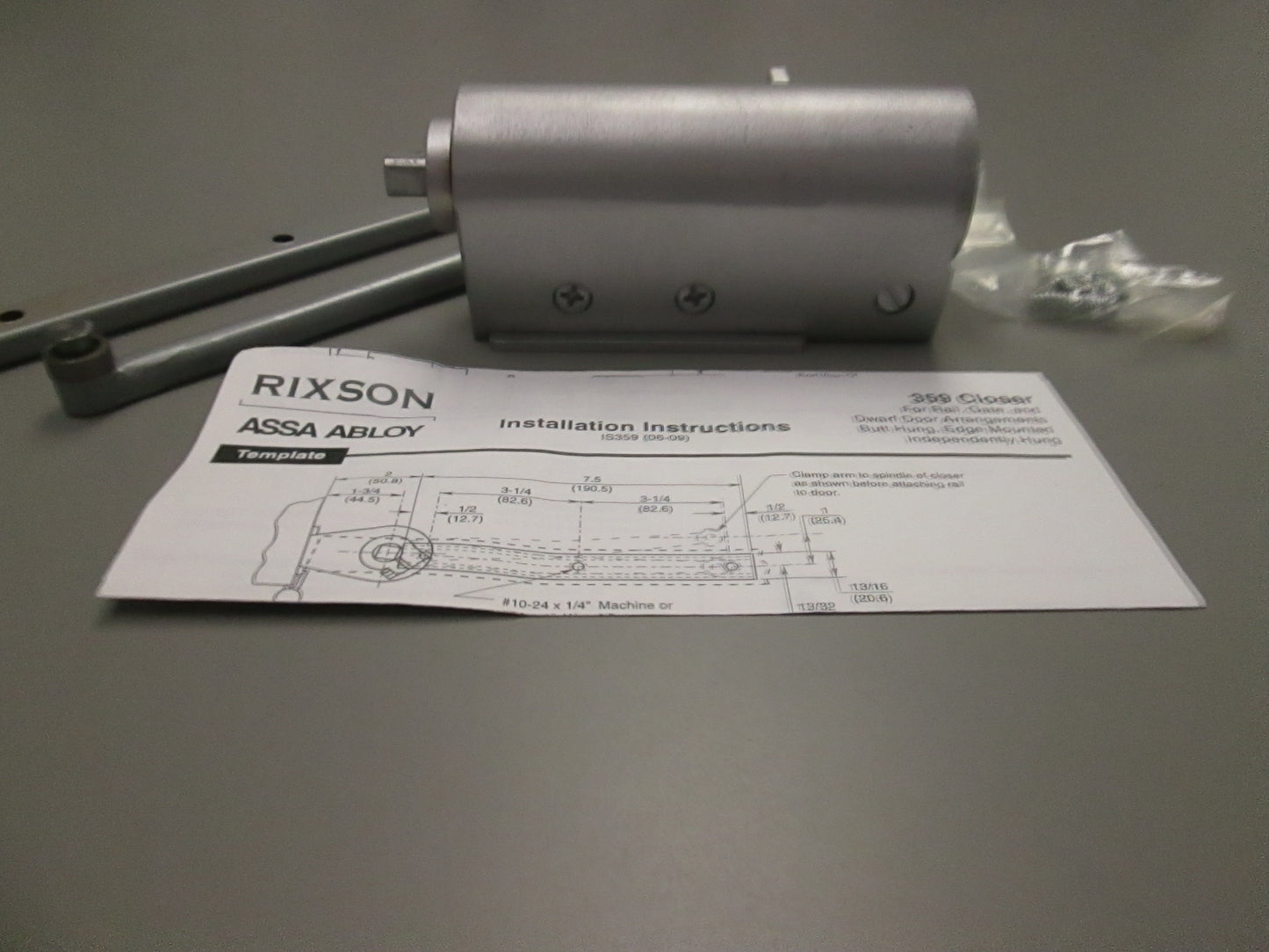 Rixson 359 Aluminum Gate Closer