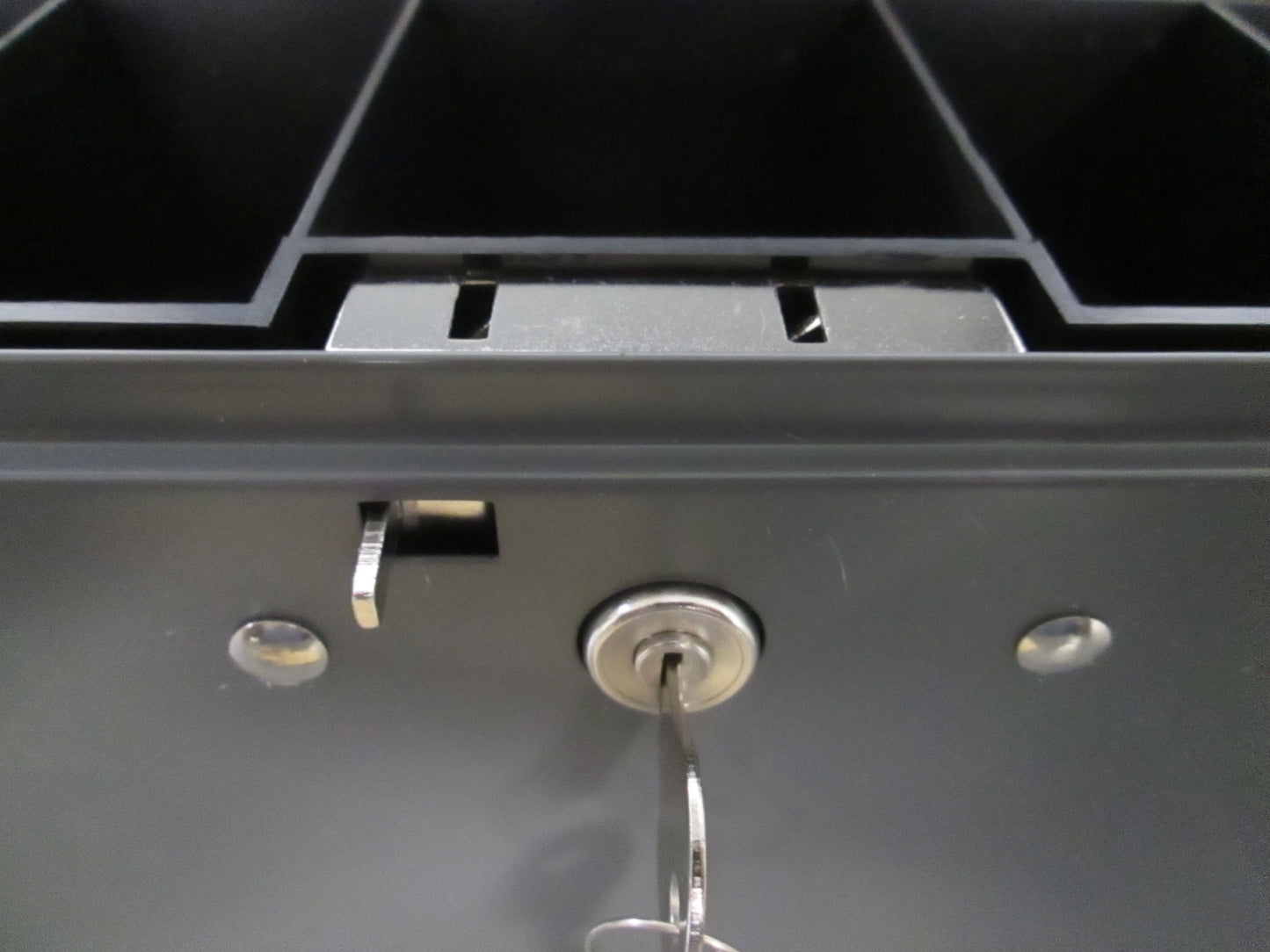 MMF 221F30GRA Cash Box with Safety Latch Extra Storage