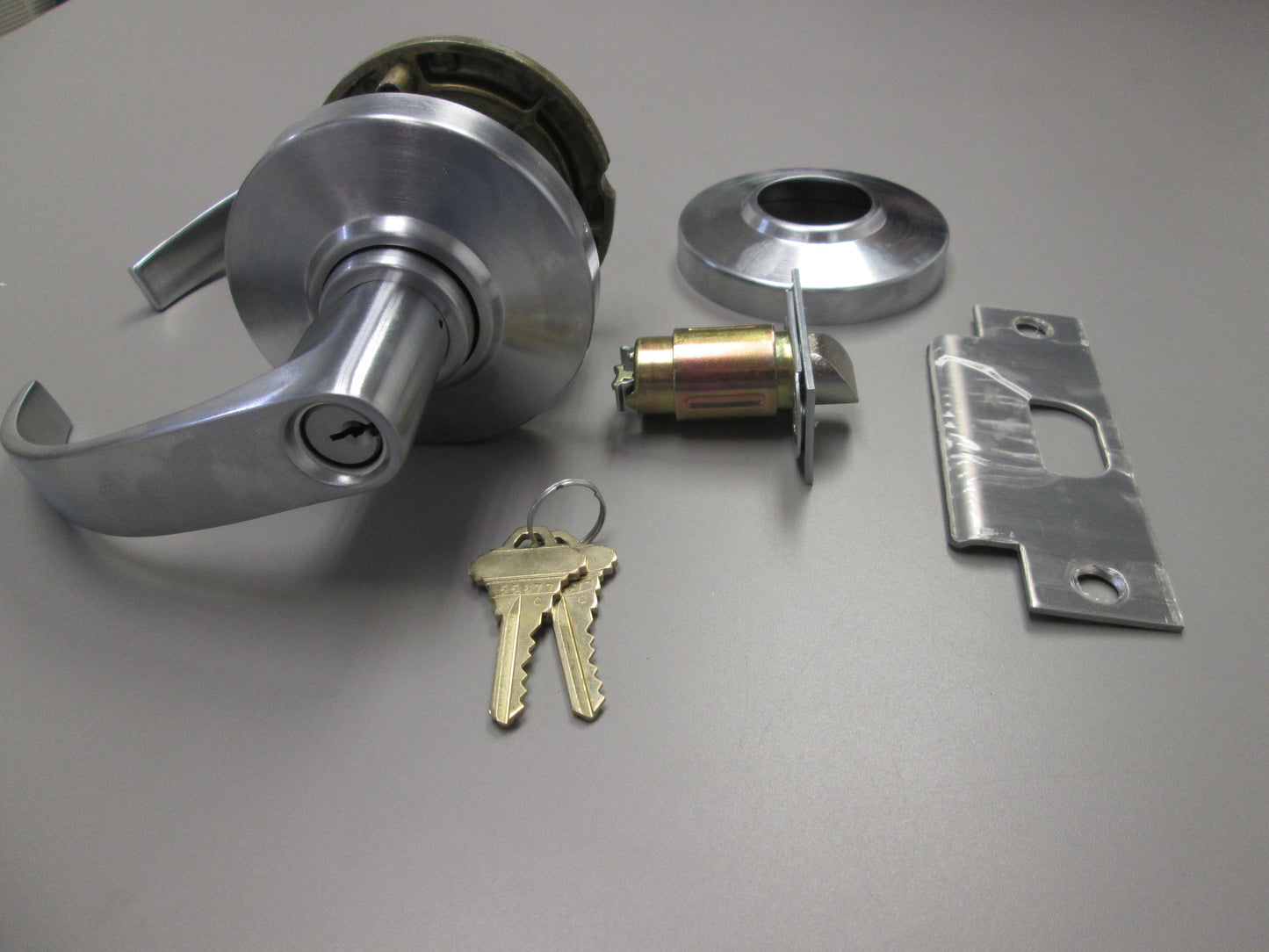 Schlage AL53PD Lever Entry Set with Neptune Style Levers