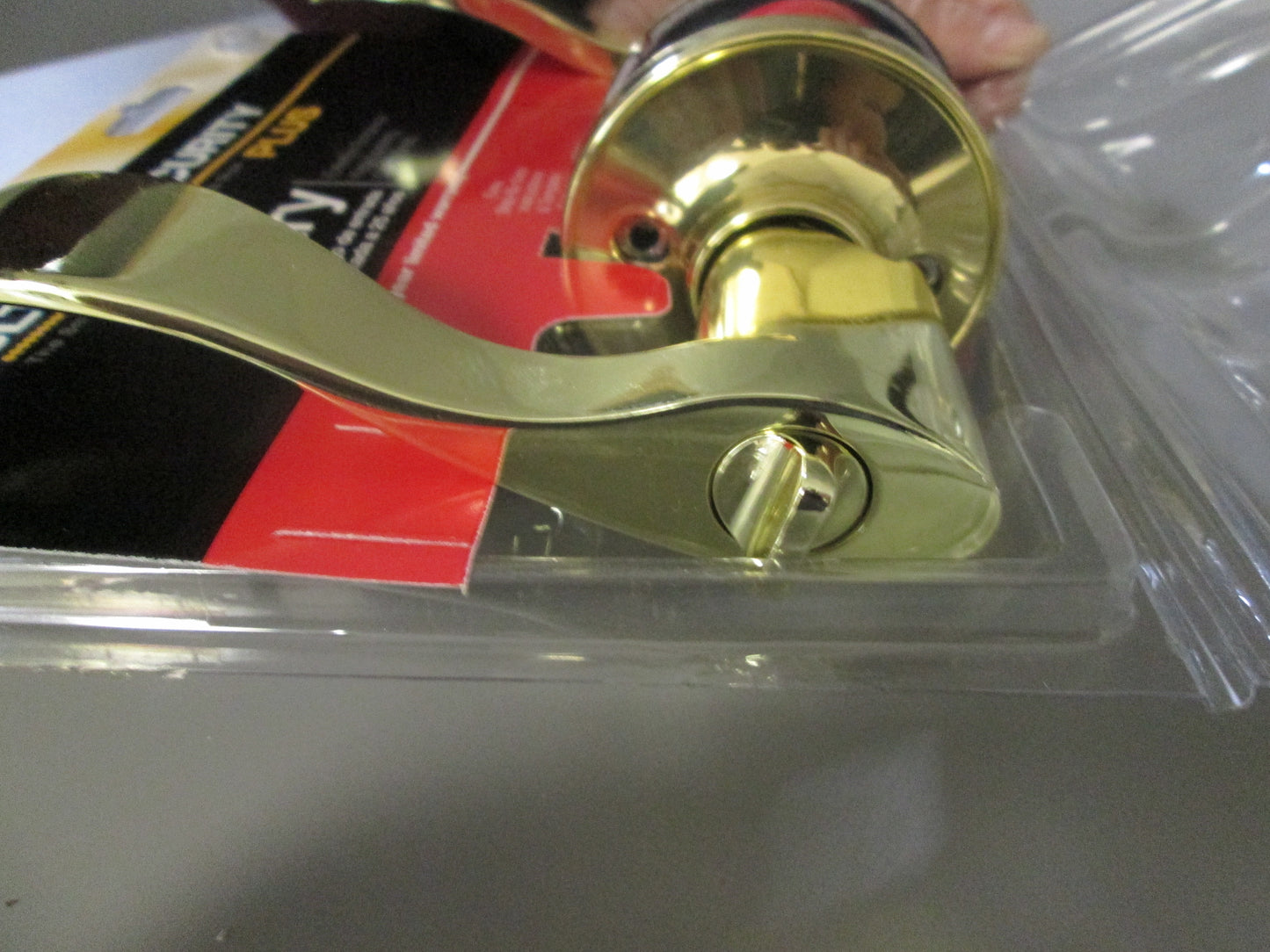 Ultra 44465 Keyed Entry Set with Wynnewood Style Levers Polished Brass