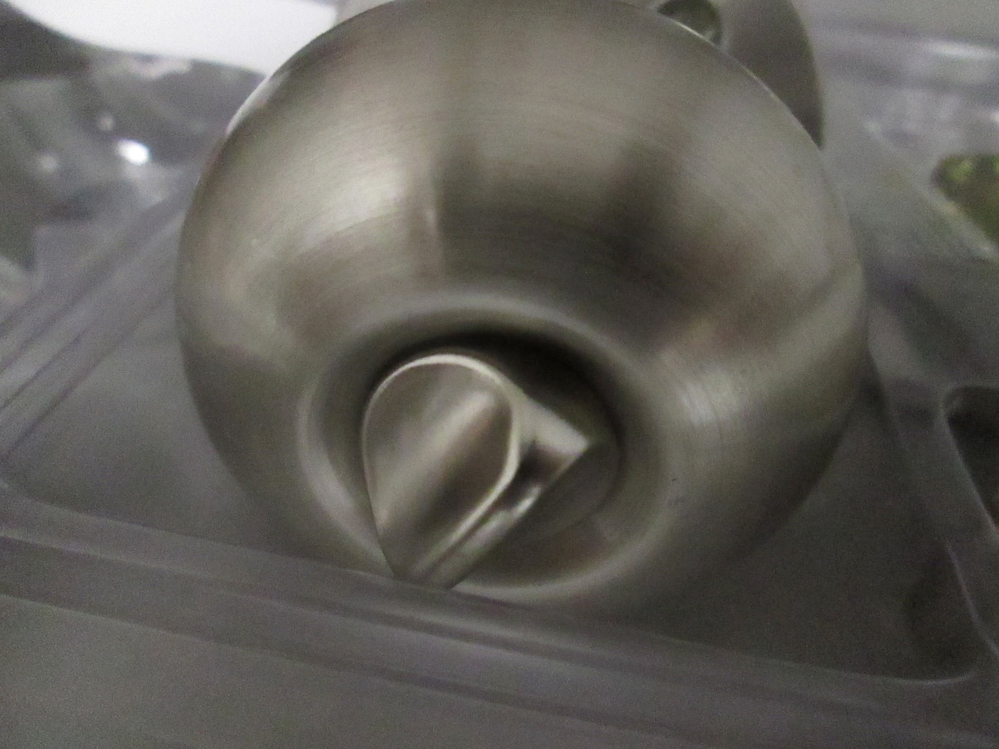 Ultra 42038 Light Duty Privacy Set with Plymouth Style Knobs Satin Nickel