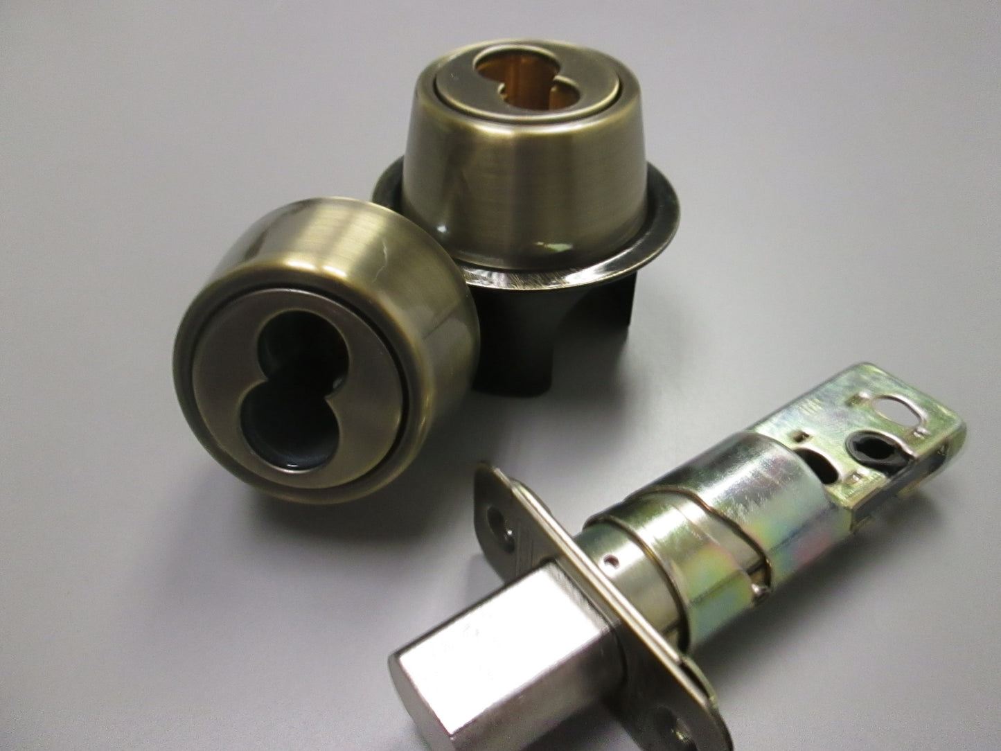 Schlage B562J Double Cylinder Deadbolt for Schlage Removable Core Antique Brass