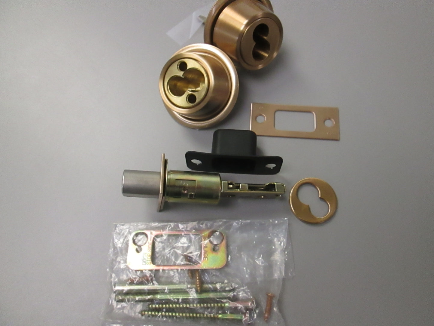 Schlage BC162J Satin Bronze Double Cylinder Deadbolt SFIC