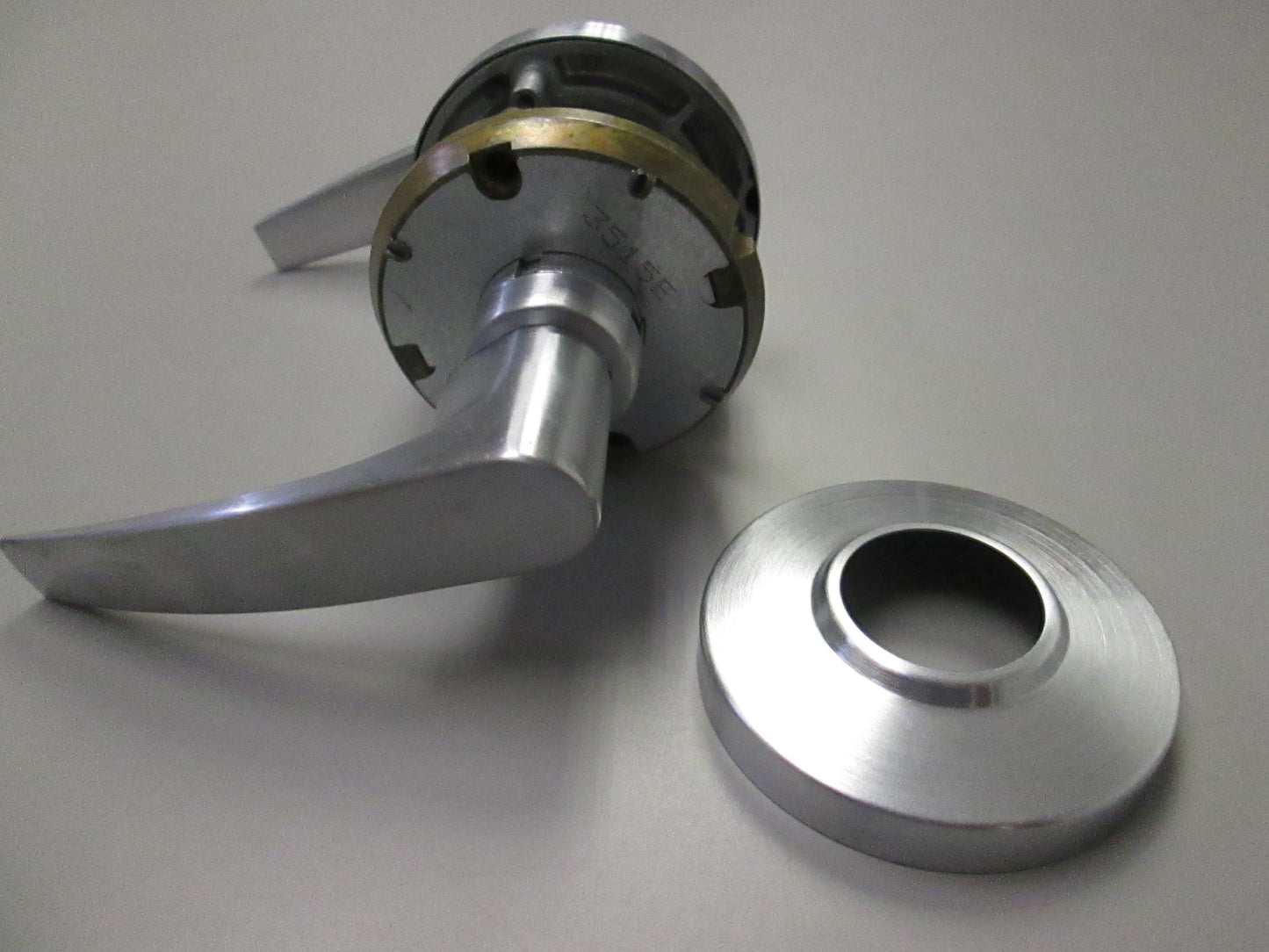 Schlage AL70PD Storefront Lever Set with Jupiter Style Levers Satin Chrome