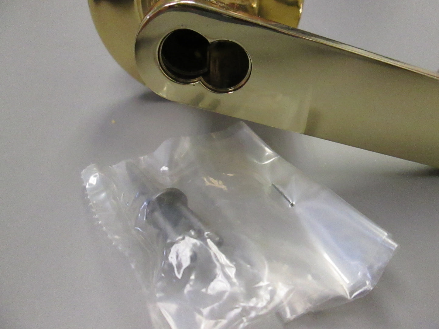 Schlage ND92BD Entry Lever Set with Rhodes Style Levers Polished Brass ORIGINAL