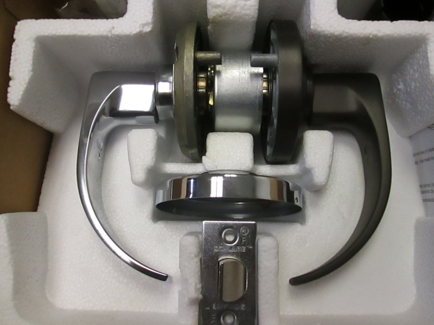 Schage AL40S Privacy Lever Set with Neptune Style Levers