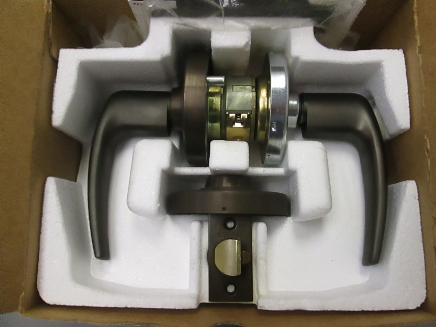 Schlage ND66BD Storedoor Lever Set with Athens Style Levers ORIGINAL