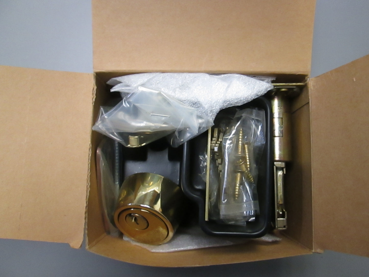 Schlage B160N Single Cylinder Deadbolt Polished Brass