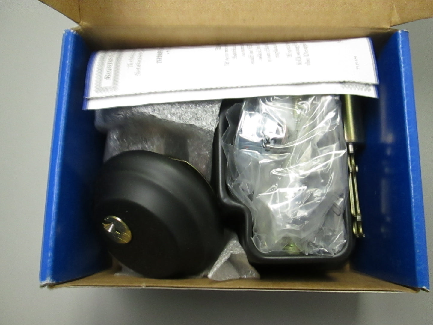 Schlage BA362 Double Cylinder Deadbolt Flat Black