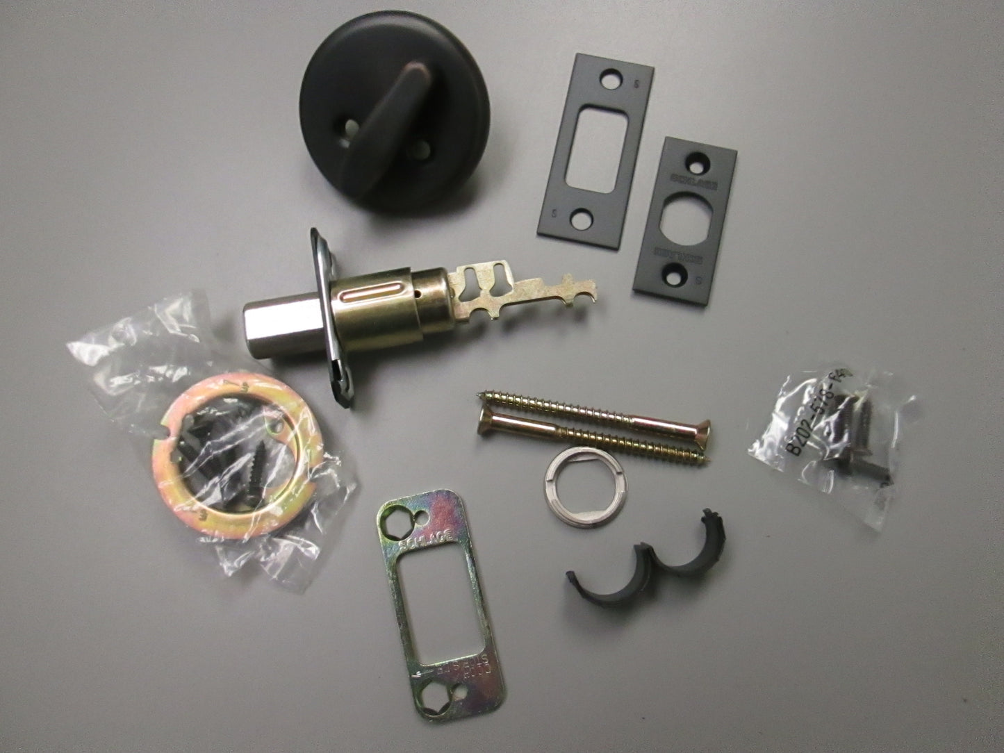 Schlage BA380 Blind Turn Bolt Aged Bronze