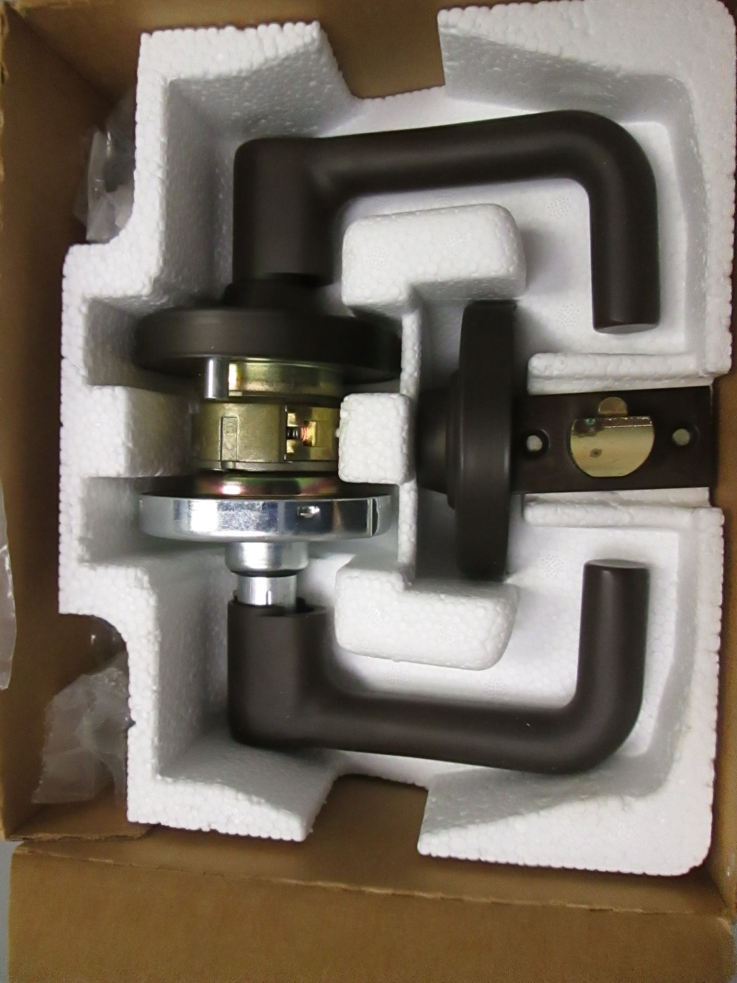 Schlage ND60BD Vestibule/Entry set with 613 Tubular Style Levers