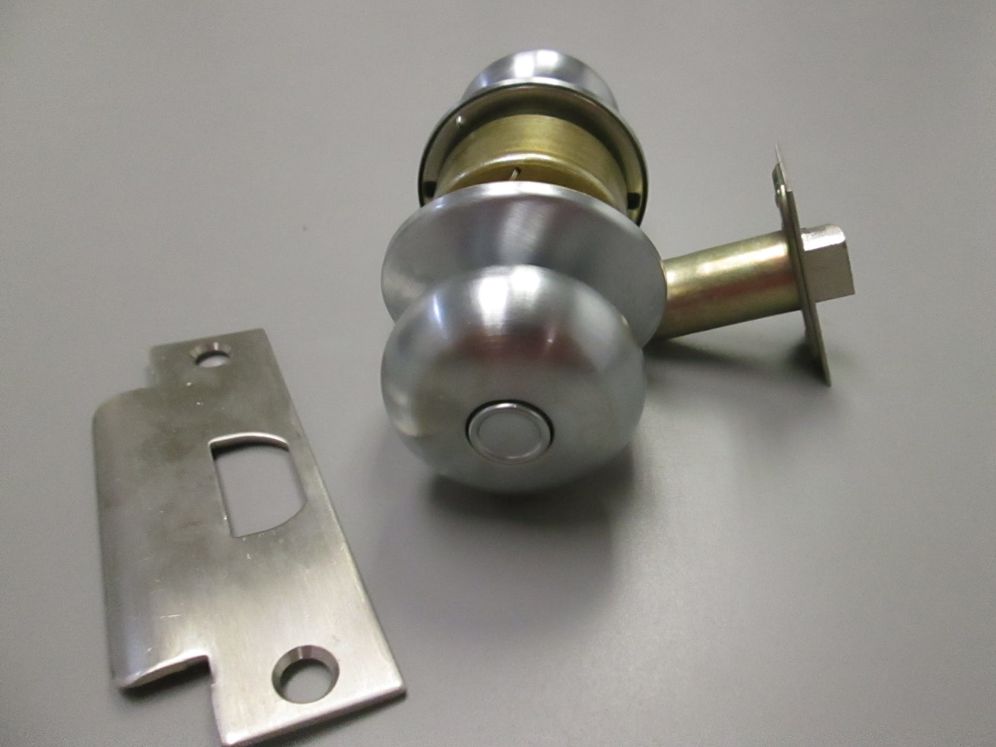 Arrow M02TA Cylindrical Privacy Set with Tudor Style Knobs Satin Chrome