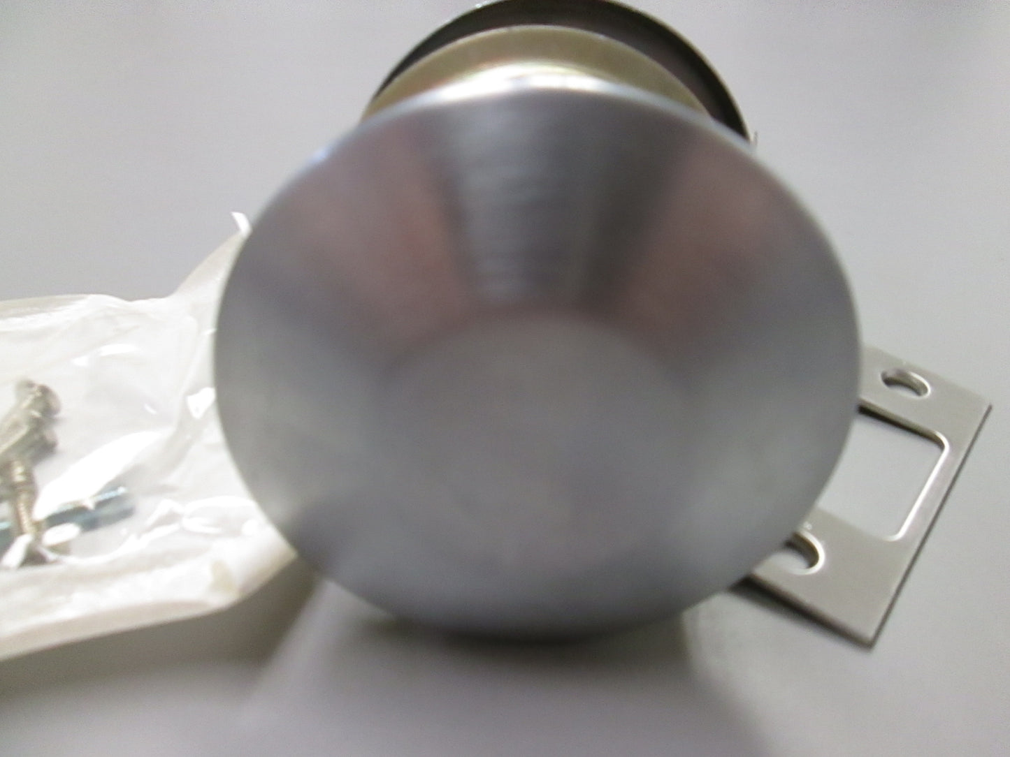 Arrow M03TA Cylindrical Communicating Passage Set with Tudor Knob Satin Chrome