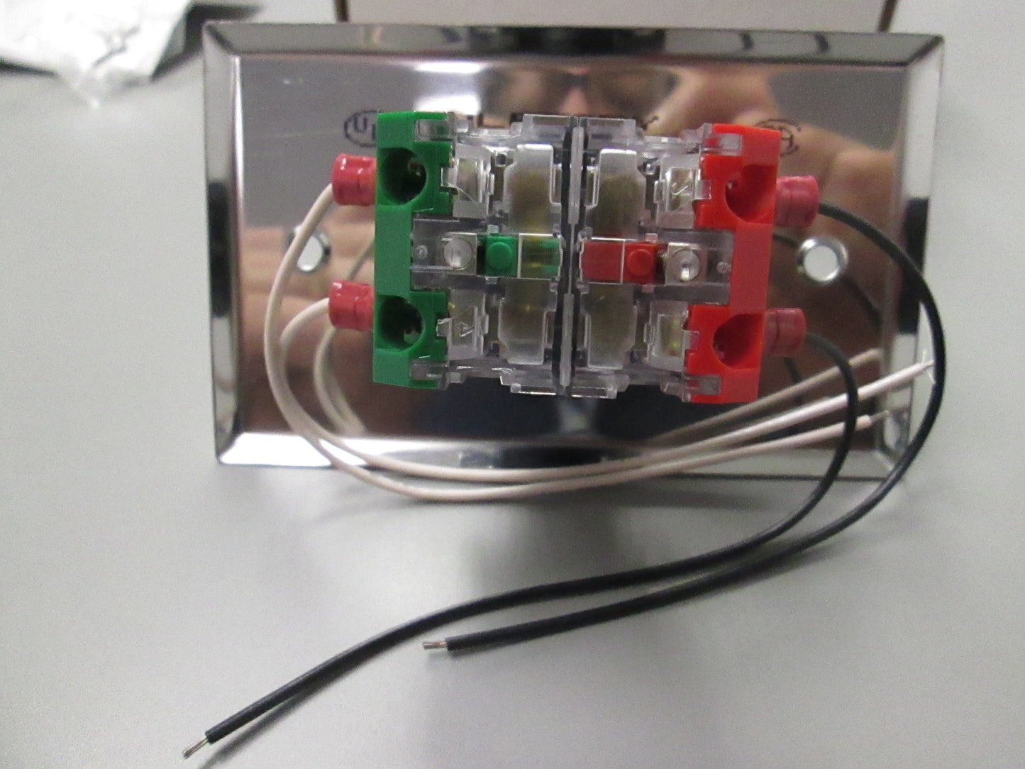 Locknetics 703 RD EX Entry Level Push Button to Egress Electronically Locked Doors Wide Plate