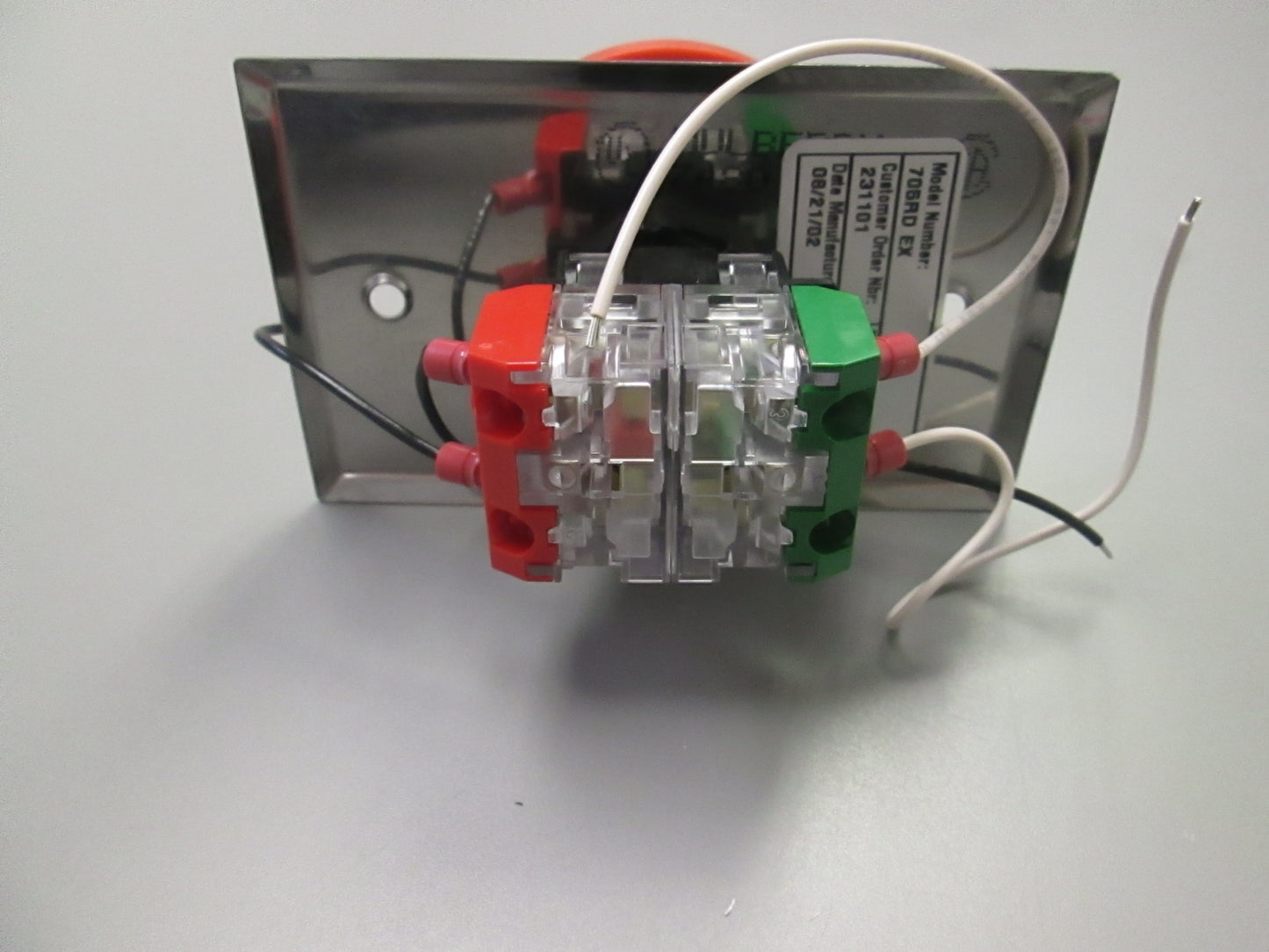 Locknetics 705 RD EX Entry Level Push Button to Egress Electronically Locked Door Wide Plate