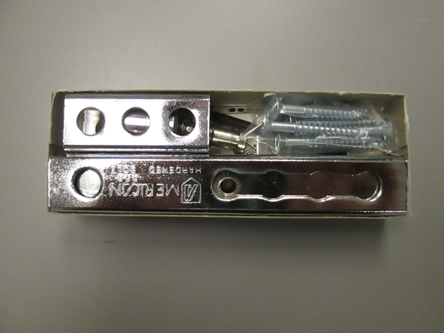 American Lock 895 Surface Bolt with 2 2/3 Throw and Padlock Holes