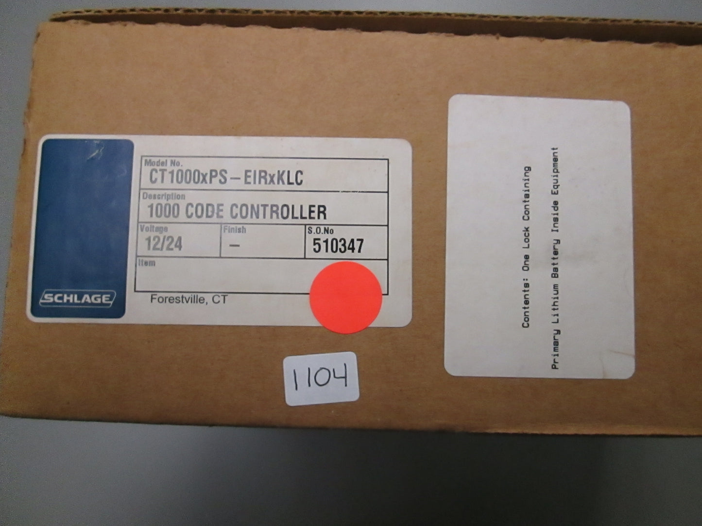 Locknetics CT 1000 Code Controller