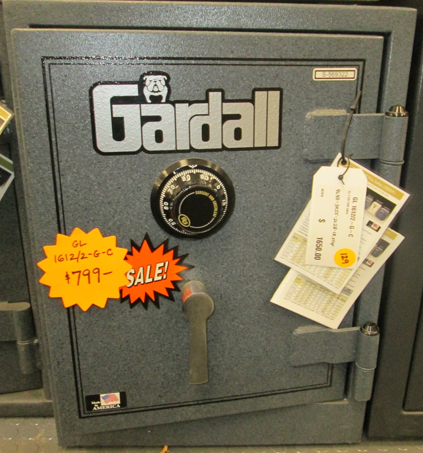 Gardall 1612/2 2-Hour Safe