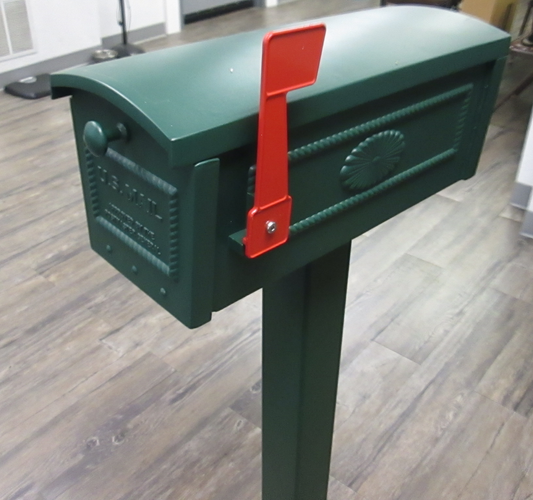 Salsbury 4550 Townhouse Mailbox with 4865 Boltdown Post