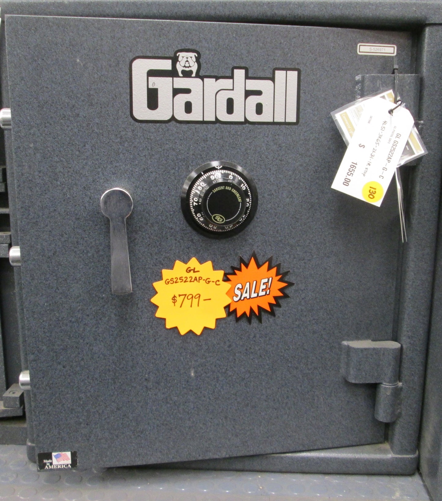 Gardall GS 2522 Pistol Safe