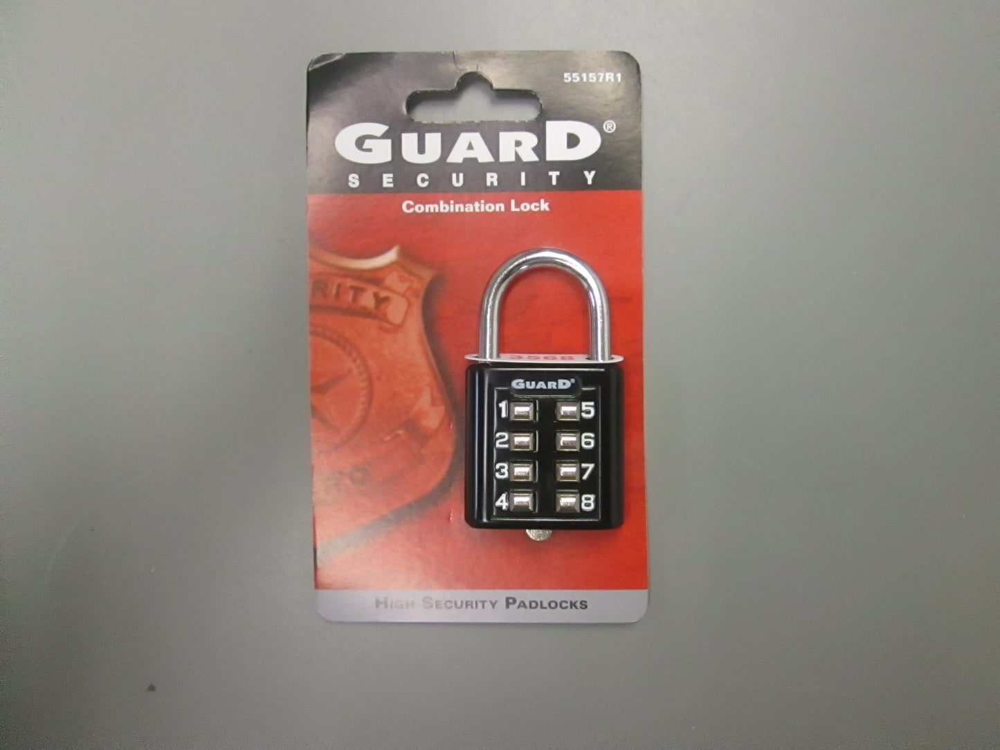 Guard Security Model 55157R1 Push Button Padlock