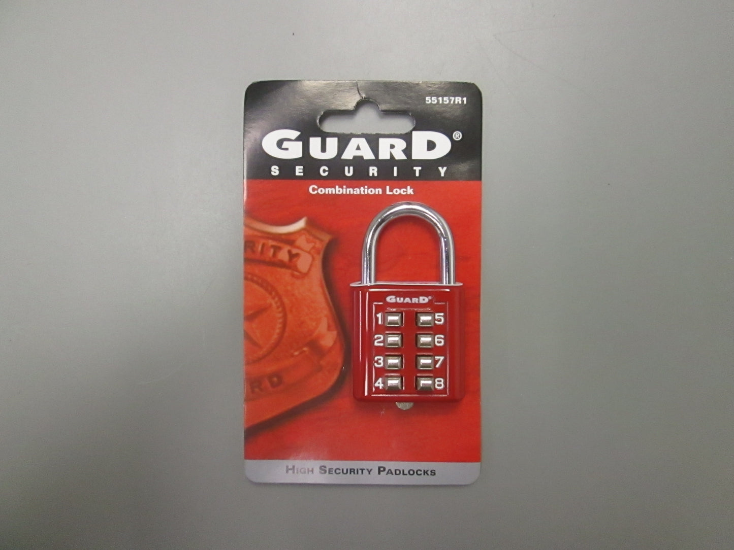 Guard Security Model 55157R1 Push Button Padlock