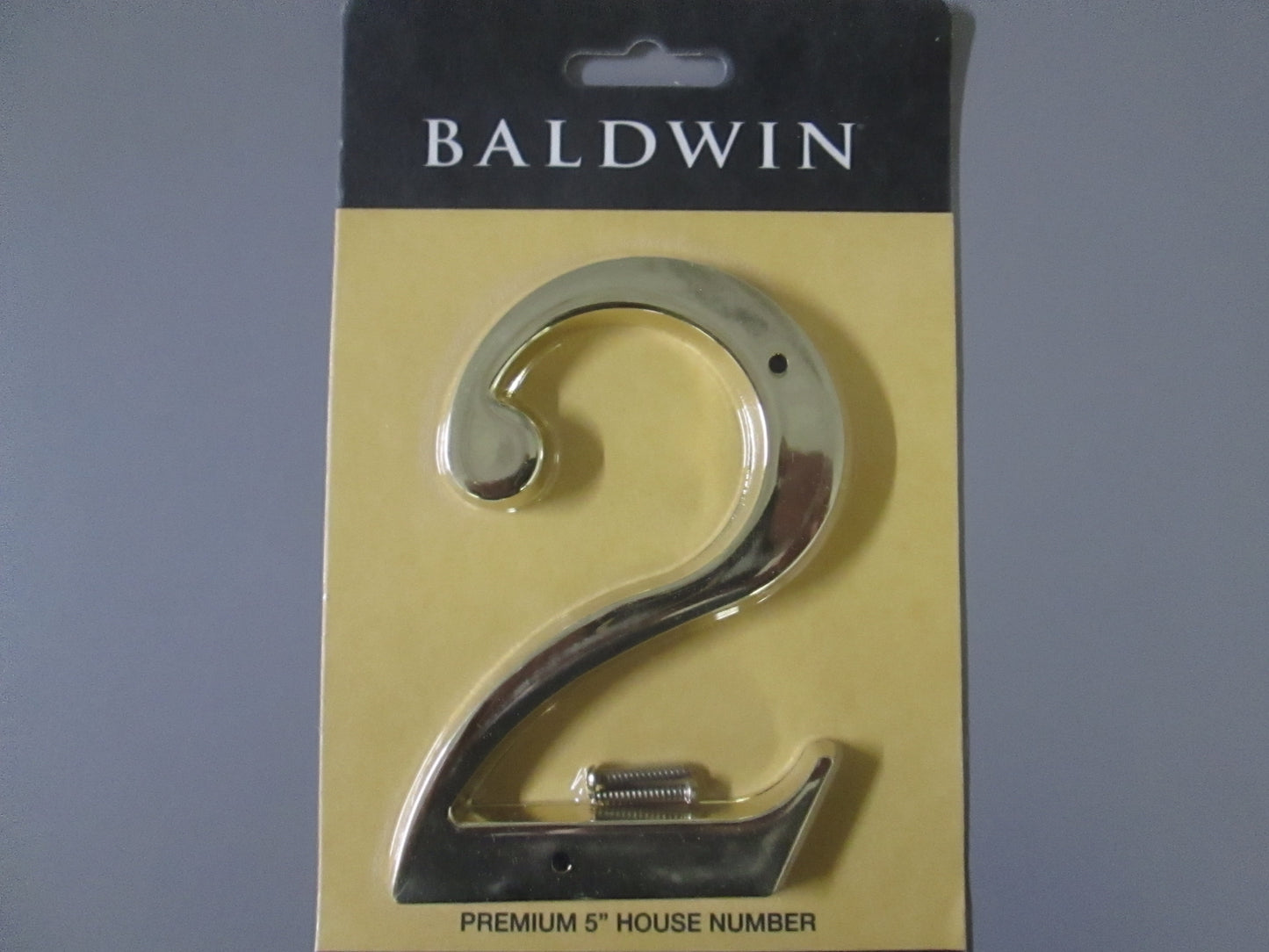 Baldwin 906 5 Inch House Number Solid Brass Lifetime Finish