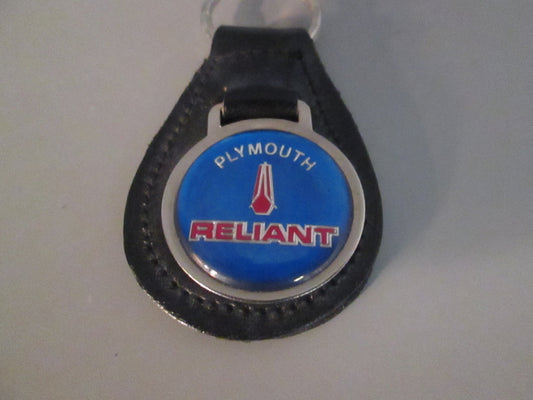 Vintage Leather Fob Key Holder for Plymouth Reliant