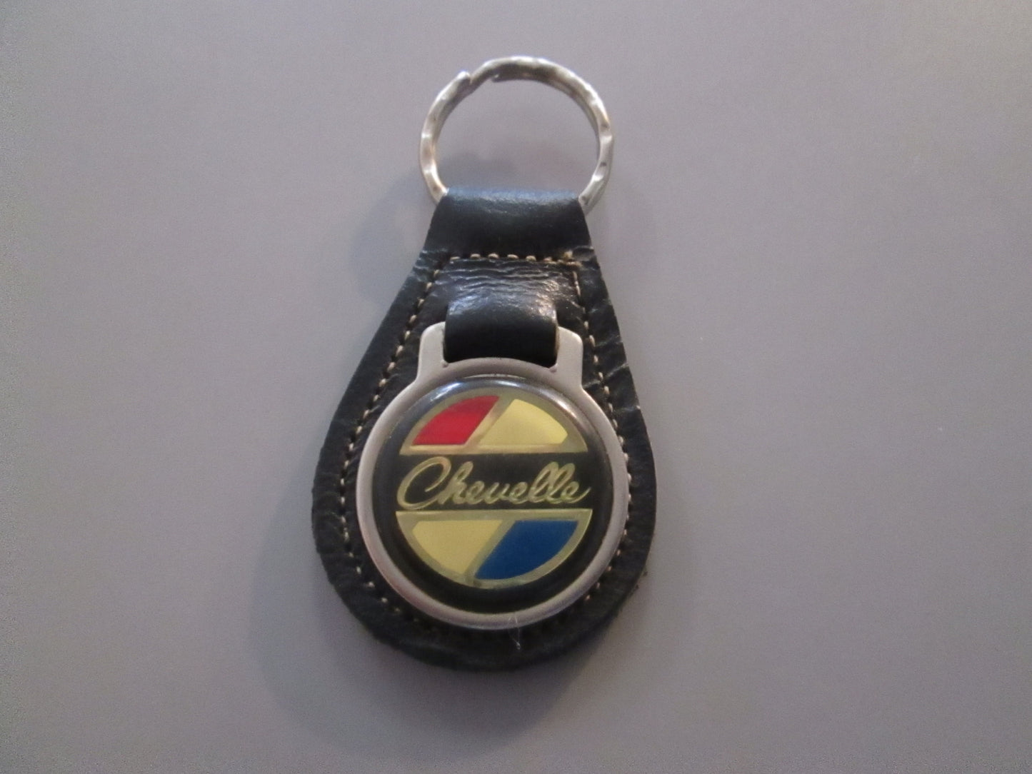 Vintage Leather Fob Key Holder for Chevy Chevelle