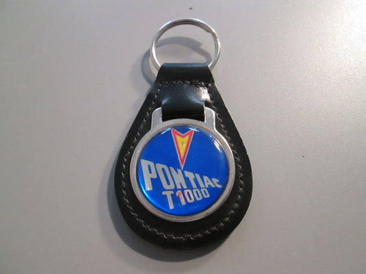 Vintage Leather Fob Key Holder for Pontiac T1000