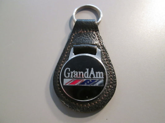 Vintage Leather Fob Key Holder for Pontiac Grand Am