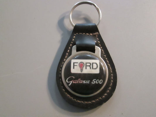 Vintage Leather Fob Key Holder for Ford Galaxie 500