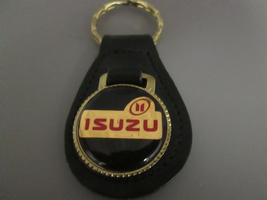 Leather Fob Key Holder for Isuzu