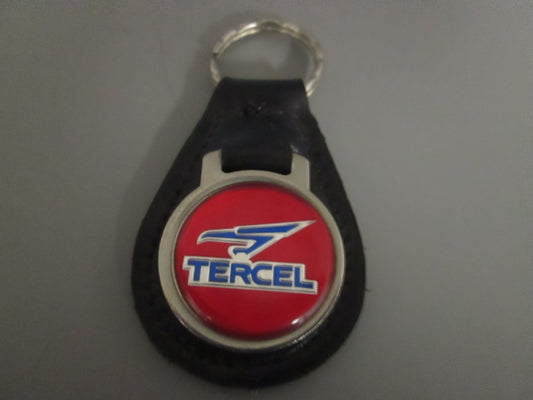 Leather Fob Key Holder for Toyota Tercel Red