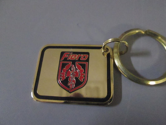 Brass Key Tag with Fiero Logo