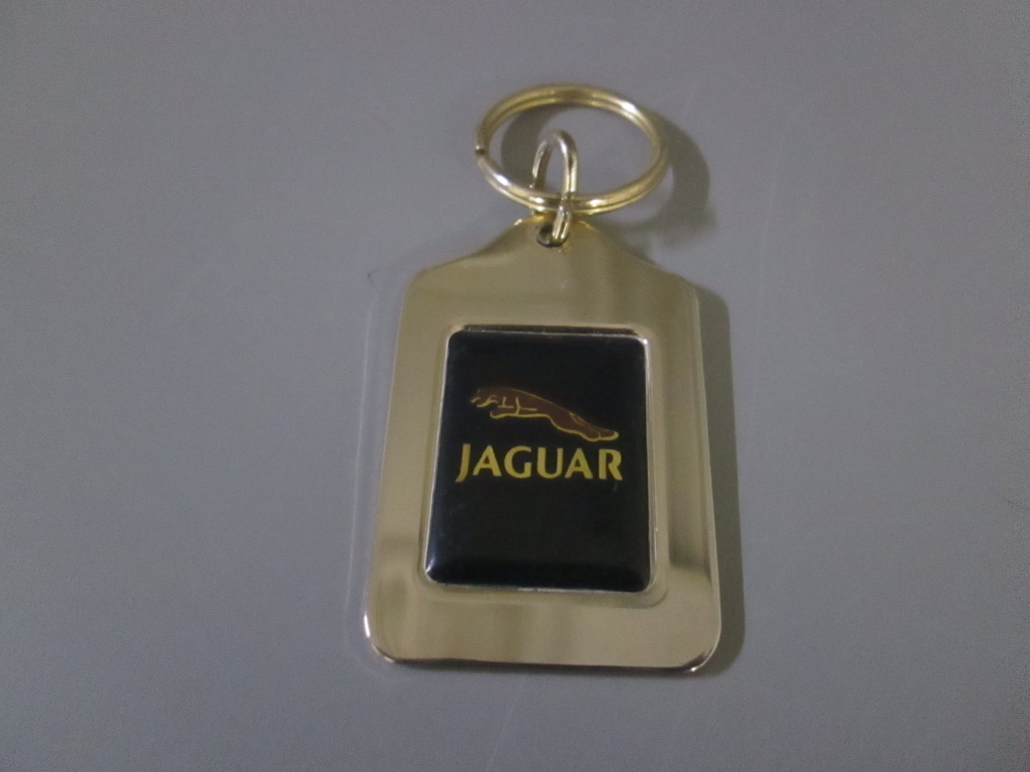 Brass Fob with Jaguar Logo