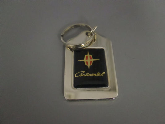 Brass Key Fob with Continental Logo Rectangular