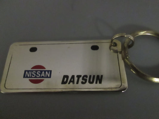 Brass License Plate with Datsun Logo