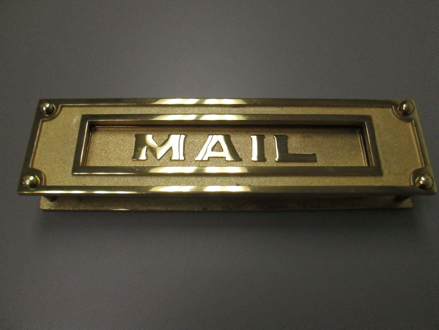 Salsbury Industries 4075 Solid Brass Horizontal Letter Slot