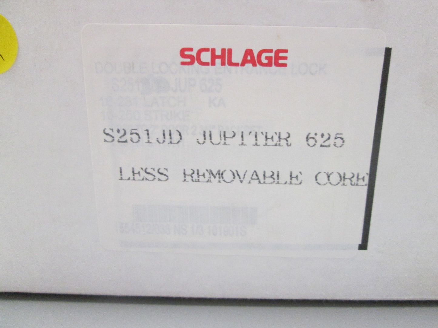 Schlage S251JD Combination Entry/Deadbolt with Jupiter Style Levers