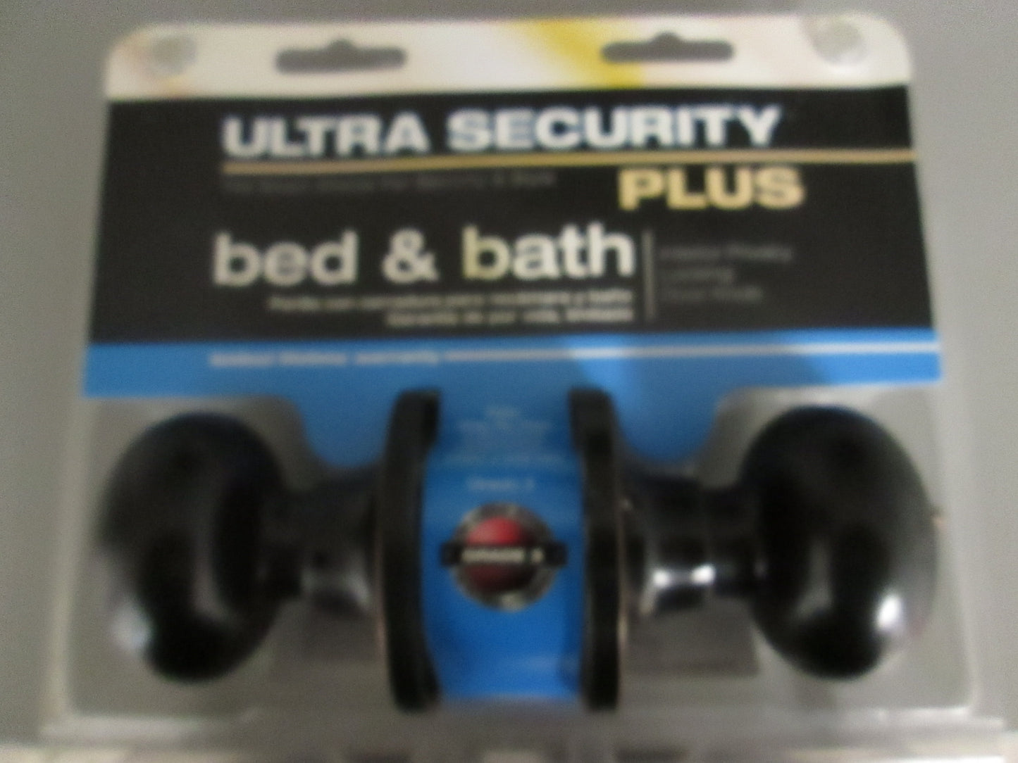 Ultra 43434 Light Duty Privacy Set with Orbit (Ball-shaped) Style Knobs Dark Bronze