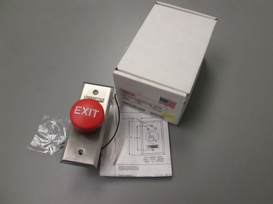 Locknetics 702 RD EX Entry Level Push Button to  Egress Electronically Locked Doors Narrow Plate