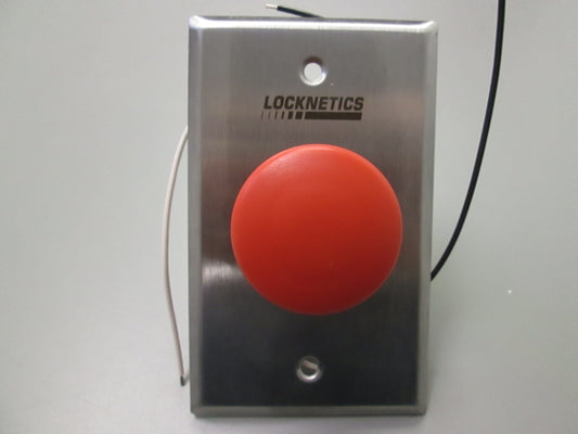 Locknetics 703 RD Entry Level Push Button to Egress Electronically Locked Doors Wide Plate