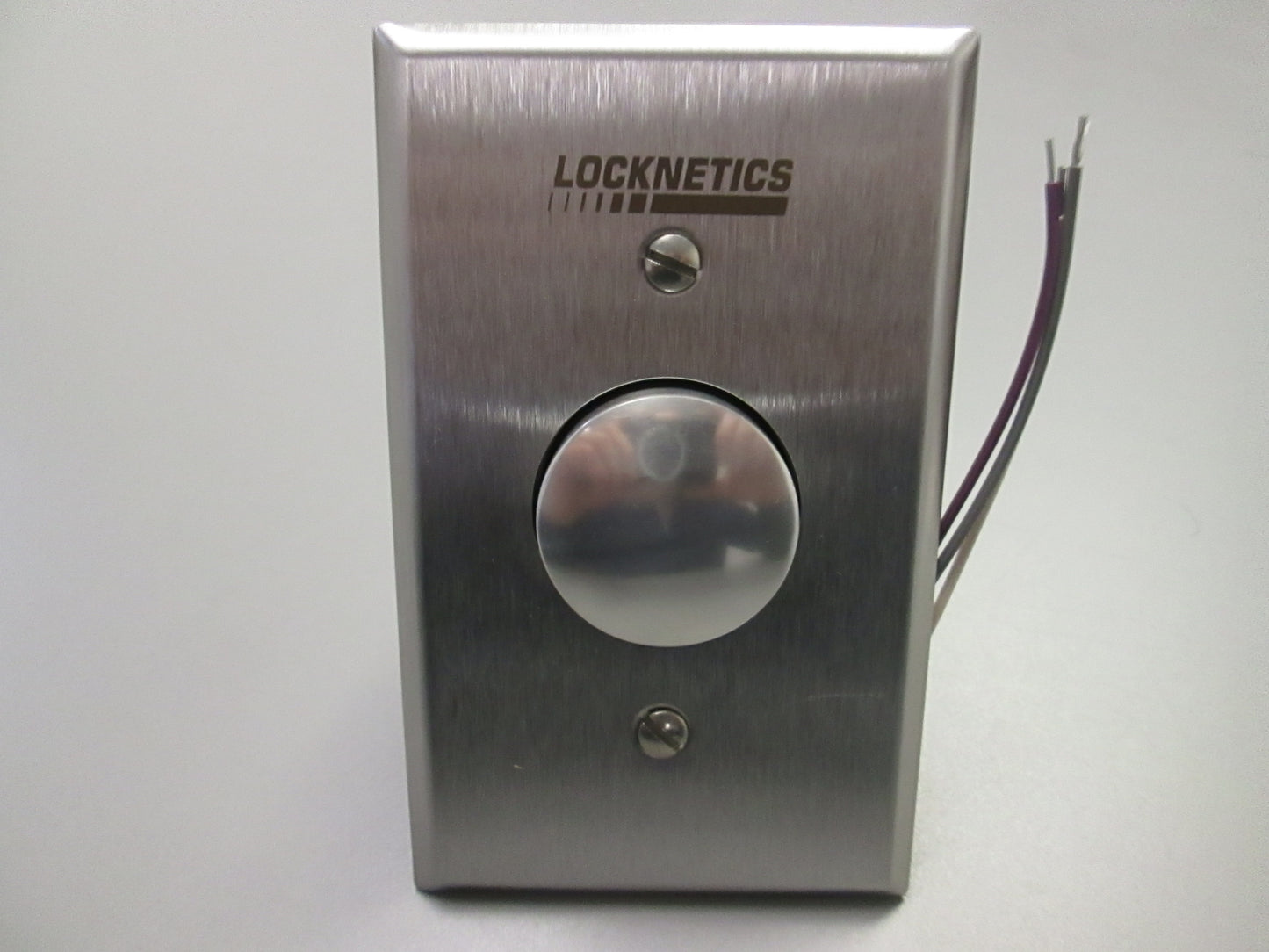Locknetics 601 AL Heavy Duty Push Button to Egress Electronically Locked Doors Wide Plate