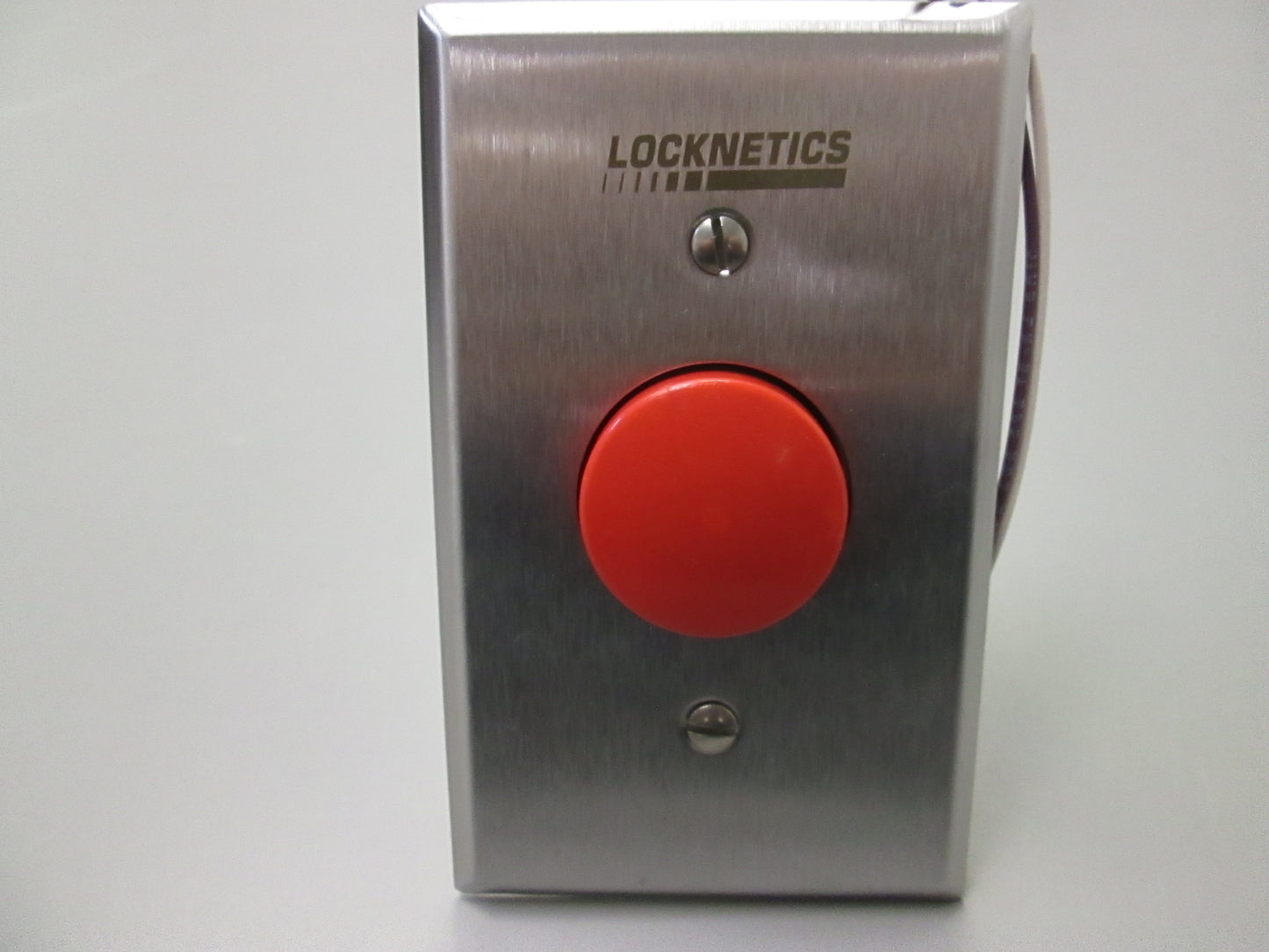 Locknetics 601 RD Heavy Duty Push Button to Egress Electronically Locked Doors Wide Plate