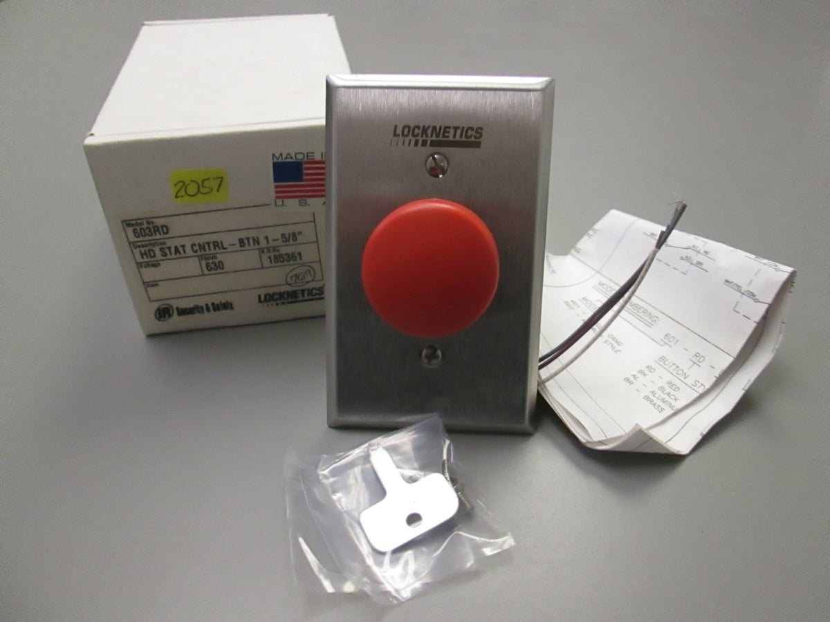 Push Button Rd Locknetics 603 RD Heavy Duty Push Button to Egress Electronically Lock ...